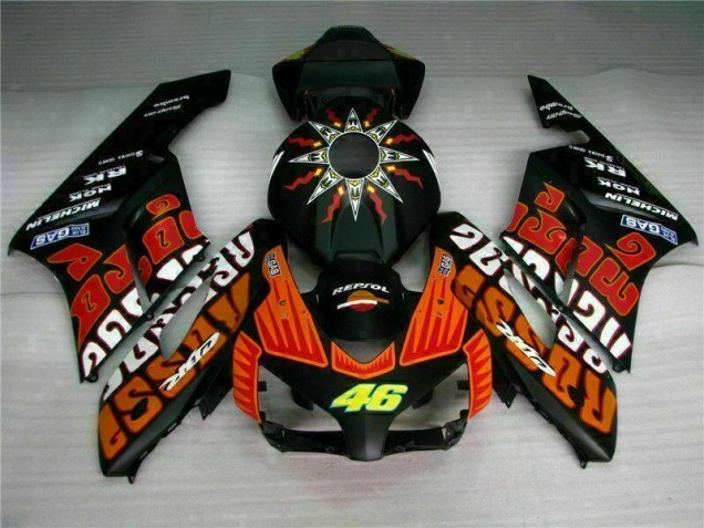 Billige Schwarz Orange CBR 1000 RR 2004-2005 Motorrad Verkleidungen Billige Schwarz Orange CBR 1000 RR 2004-2005 Motorrad Verkleidungen