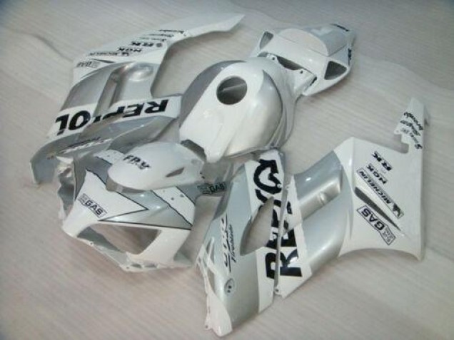 Billige Weiß Silber Schwarz Repsol CBR 1000 RR 2004-2005 Motorrad Verkleidung Billige Weiß Silber Schwarz Repsol CBR 1000 RR 2004-2005 Motorrad Verkleidung