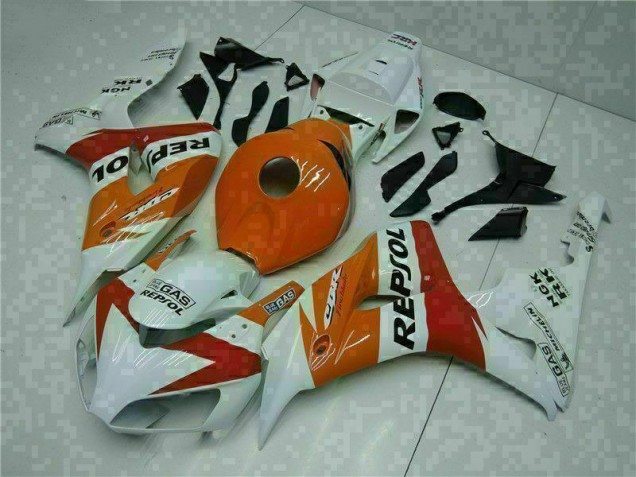Billige Orange Weiß Repsol CBR 1000 RR 2004-2005 Motorrad Verkleidungen Billige Orange Weiß Repsol CBR 1000 RR 2004-2005 Motorrad Verkleidungen