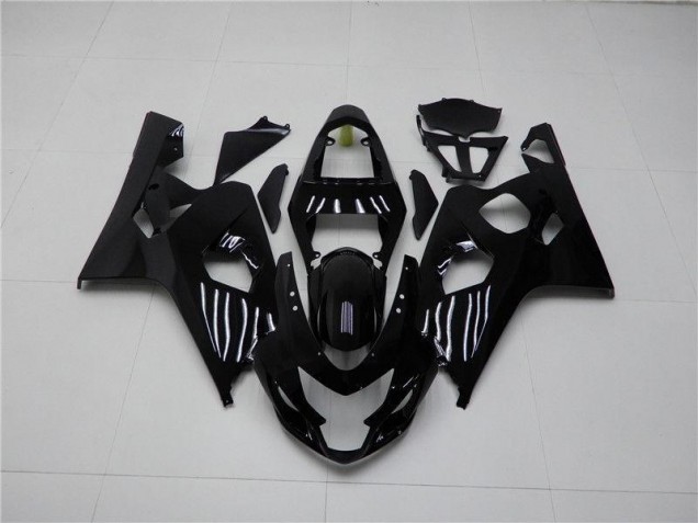 Billige Glänzend Schwarz GSXR 600 / 750 K4 2004-2005 Motorrad Verkleidungen Billige Glänzend Schwarz GSXR 600 / 750 K4 2004-2005 Motorrad Verkleidungen