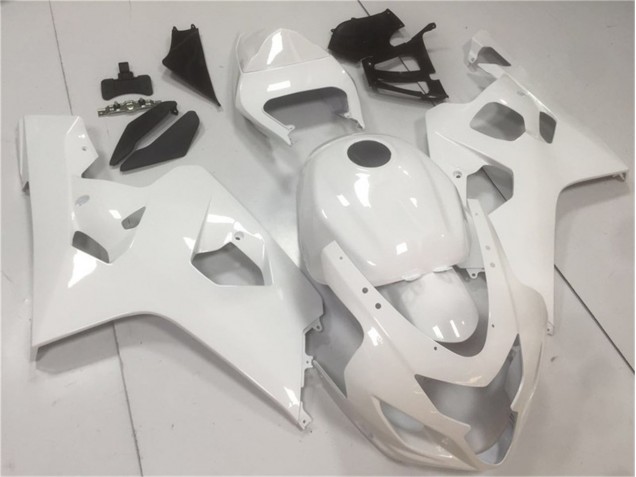 Billige Glänzend Weiß GSXR 600 / 750 K4 2004-2005 Motorrad Verkleidungen Billige Glänzend Weiß GSXR 600 / 750 K4 2004-2005 Motorrad Verkleidungen