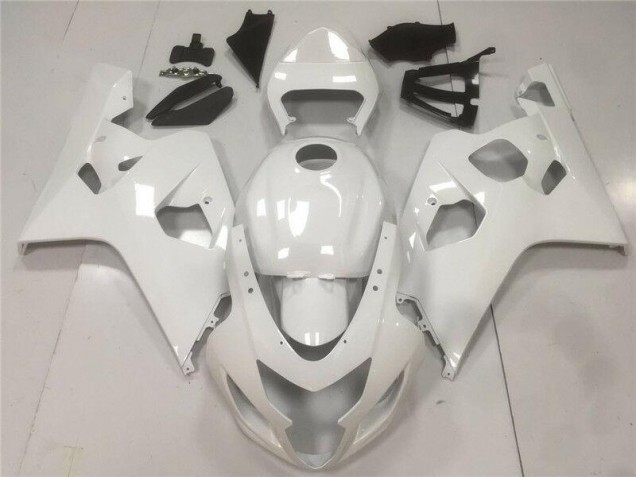 Billige Glänzend Weiß GSXR 600 / 750 K4 2004-2005 Motorrad Verkleidungen Billige Glänzend Weiß GSXR 600 / 750 K4 2004-2005 Motorrad Verkleidungen