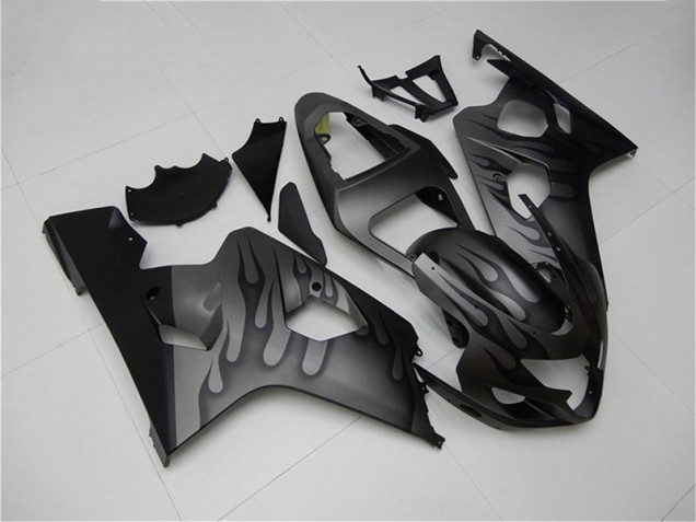 Billige Schwarz Grau GSXR 600 / 750 K4 2004-2005 Motorrad Verkleidungen Billige Schwarz Grau GSXR 600 / 750 K4 2004-2005 Motorrad Verkleidungen