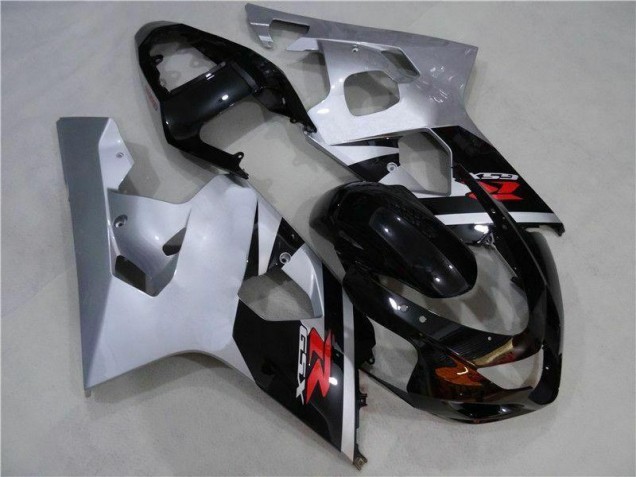 Billige Schwarz Silber GSXR 600 / 750 K4 2004-2005 Motorrad Verkleidungen Billige Schwarz Silber GSXR 600 / 750 K4 2004-2005 Motorrad Verkleidungen