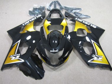 Billige Schwarz Gelb GSXR 600 K4 2004-2005 Motorrad Verkleidungen