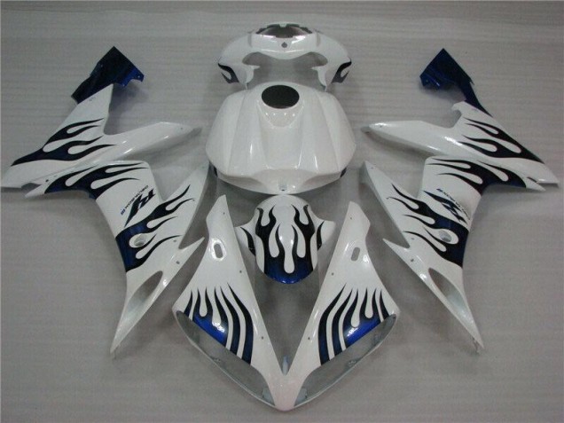 Billige Weiß Blau Flamme R1 2004-2006 Motorrad Verkleidungen