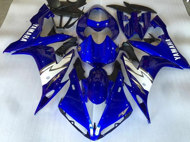 Billige Glänzend Blau Weiß R1 2004-2006 Motorrad Verkleidungen Billige Glänzend Blau Weiß R1 2004-2006 Motorrad Verkleidungen