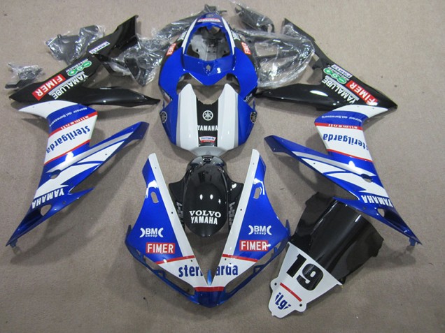 Billige Blau Weiß Volvo Sterilgarda 19 R1 2004-2006 Motorrad Verkleidungen Billige Blau Weiß Volvo Sterilgarda 19 R1 2004-2006 Motorrad Verkleidungen