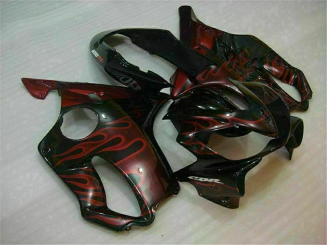 Billige Rot Flamme CBR 600 F4i 2004-2007 Motorrad Verkleidungen