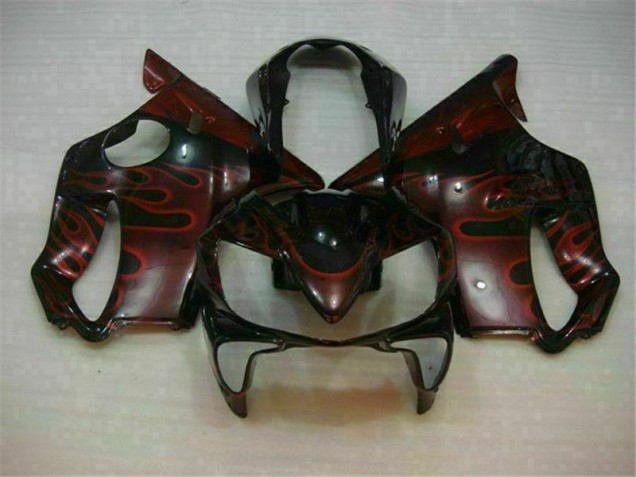 Billige Rot Flamme CBR 600 F4i 2004-2007 Motorrad Verkleidungen