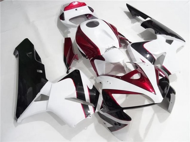 Billige Rot Weiß Schwarz CBR 600 RR 2005-2006 Motorrad Verkleidungen