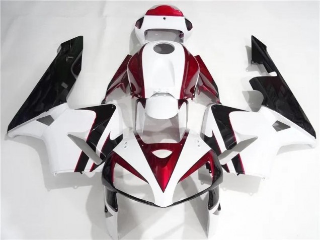 Billige Rot Weiß Schwarz CBR 600 RR 2005-2006 Motorrad Verkleidungen