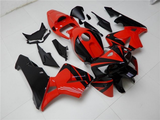 Billige Rot Schwarz CBR 600 RR 2005-2006 Motorrad Verkleidungen & Plastik