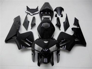 Billige Glänzend Schwarz CBR 600 RR 2005-2006 Motorrad Verkleidungen