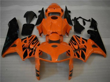 Billige Orange Schwarz CBR 600 RR 2005-2006 Motorrad Verkleidungen & Plastik