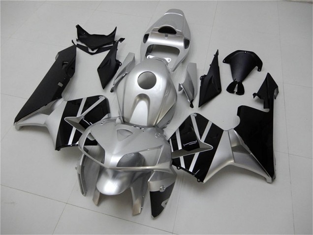 Billige Silber Schwarz CBR 600 RR 2005-2006 Motorrad Verkleidungen