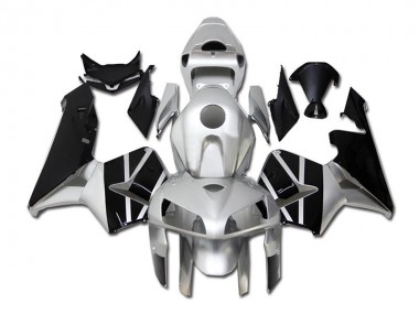 Billige Silber Schwarz CBR 600 RR 2005-2006 Motorrad Verkleidungen