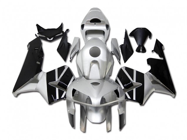 Billige Silber Schwarz CBR 600 RR 2005-2006 Motorrad Verkleidungen