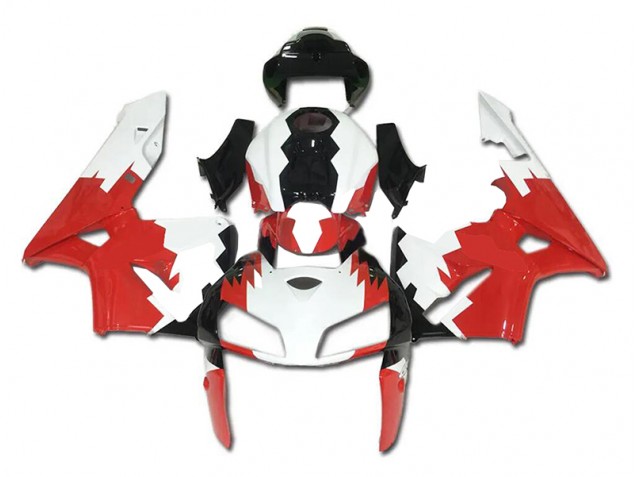 Billige Rot Weiß Schwarz CBR 600 RR 2005-2006 Motorrad Vollverkleidung