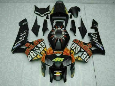 Billige Schwarz CBR 600 RR 2005-2006 Motor Vollverkleidung