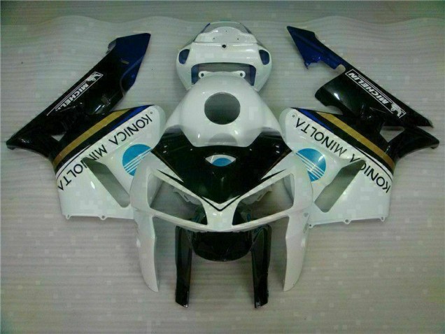 Billige Weiß Schwarz CBR 600 RR 2005-2006 Motorrad Verkleidungen & Plastik