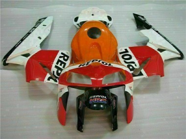 Billige Orange Schwarz Repsol CBR 600 RR 2005-2006 Motorrad Verkleidungen