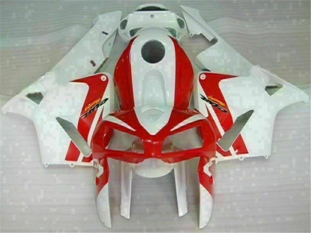 Billige Rot Weiß CBR 600 RR 2005-2006 Motorrad Verkleidungen & Plastik