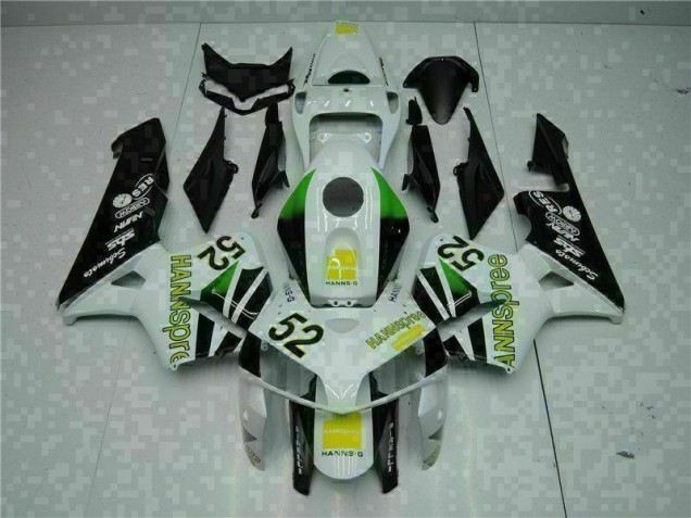 Billige Weiß Gelb Grün 52 CBR 600 RR 2005-2006 Motorrad Verkleidungen