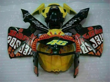 Billige Schwarz Rot Gelb 46 CBR 600 RR 2005-2006 Motorrad Verkleidungen