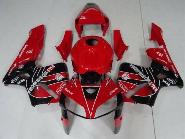 Billige Rot Schwarz CBR 600 RR 2005-2006 Motorrad Verkleidung & Plastik