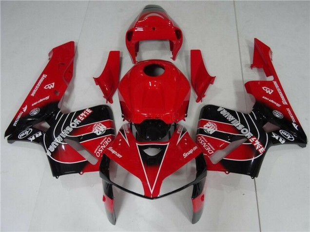 Billige Rot Schwarz CBR 600 RR 2005-2006 Motorrad Verkleidung & Plastik