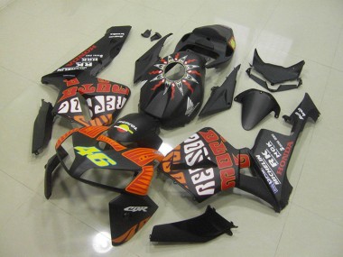 Billige Matt Schwarzer Rossi CBR 600 RR 2005-2006 Motorrad Verkleidungen