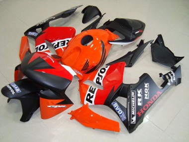 Billige Matt Schwarzer Repsol Renn CBR 600 RR 2005-2006 Motorrad Verkleidungen