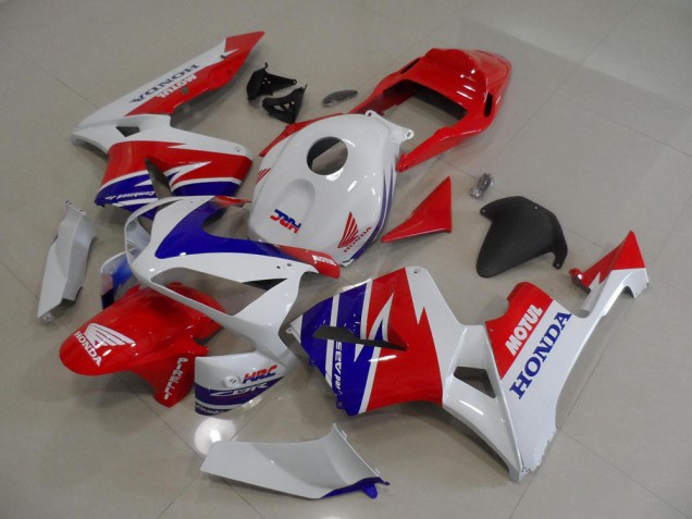 Billige Weiß Blau Rot Motul HRC CBR 600 RR 2005-2006 Motorrad Verkleidungen