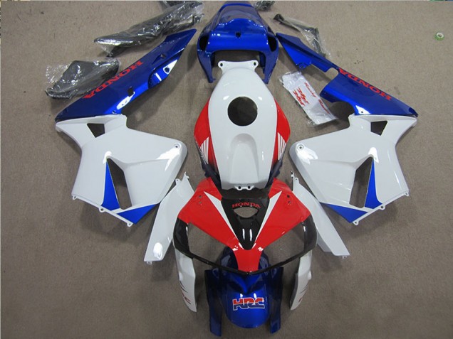 Billige Weiß Blau Rot HRC CBR 600 RR 2005-2006 Motorrad Verkleidung
