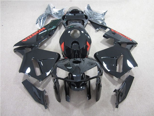 Billige Schwarz mit Rot CBR 600 RR 2005-2006 Motorrad Verkleidungen