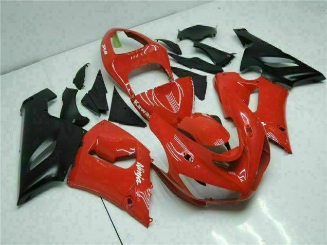 Billige Rot ZX6R 2005-2006 Motorrad Verkleidung Billige Rot ZX6R 2005-2006 Motorrad Verkleidung
