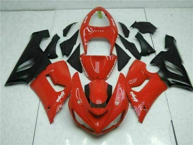 Billige Rot ZX6R 2005-2006 Motorrad Verkleidung