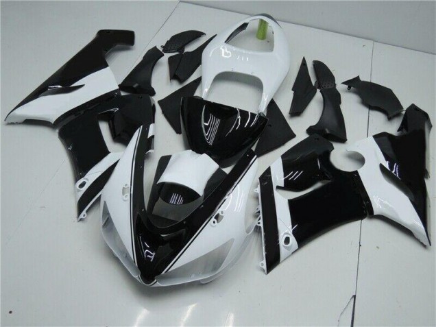 Billige Schwarz Weiß ZX6R 2005-2006 Motorrad Verkleidungen