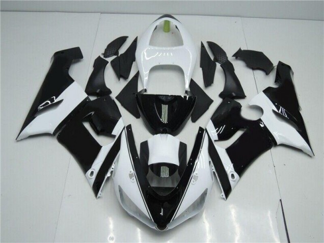 Billige Schwarz Weiß ZX6R 2005-2006 Motorrad Verkleidungen