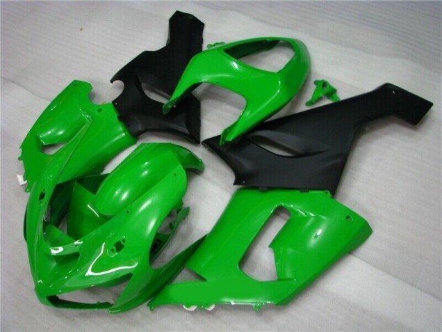 Billige Grün Matt schwarz ZX6R 2005-2006 Motorrad Verkleidungen Billige Grün Matt schwarz ZX6R 2005-2006 Motorrad Verkleidungen