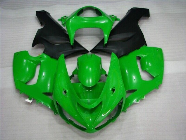 Billige Grün Matt schwarz ZX6R 2005-2006 Motorrad Verkleidungen Billige Grün Matt schwarz ZX6R 2005-2006 Motorrad Verkleidungen