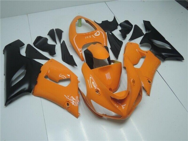 Billige Orange Schwarz ZX6R 2005-2006 Motorrad Verkleidungen Billige Orange Schwarz ZX6R 2005-2006 Motorrad Verkleidungen