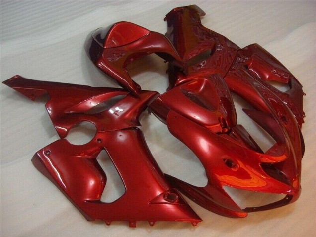 Billige Rot ZX6R 2005-2006 Motorrad Verkleidungen Billige Rot ZX6R 2005-2006 Motorrad Verkleidungen