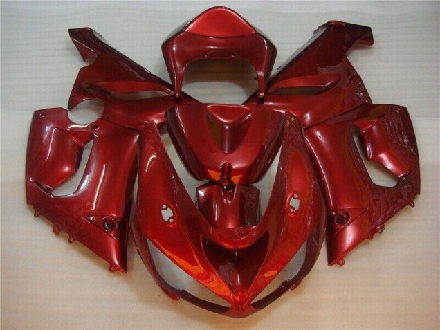 Billige Rot ZX6R 2005-2006 Motorrad Verkleidungen Billige Rot ZX6R 2005-2006 Motorrad Verkleidungen