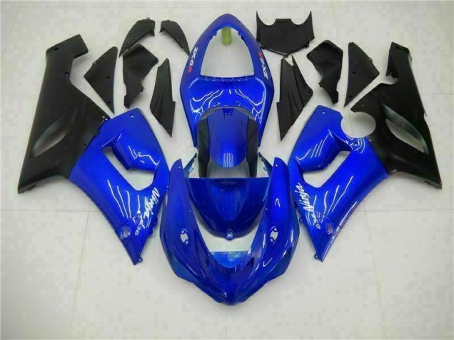 Billige Blau ZX6R 2005-2006 Motorrad Verkleidung Billige Blau ZX6R 2005-2006 Motorrad Verkleidung