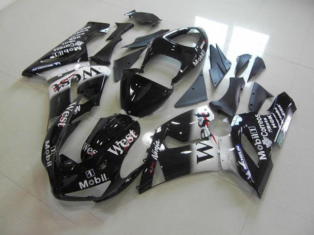 Billige West ZX6R 2005-2006 Motorrad Verkleidungen Billige West ZX6R 2005-2006 Motorrad Verkleidungen