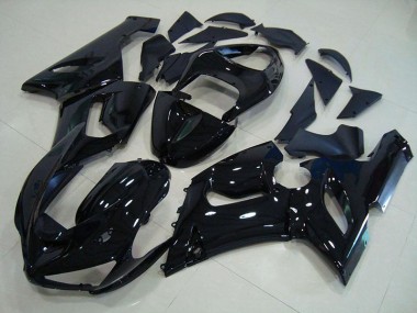 Billige Glänzend Schwarz ZX6R 2005-2006 Motorrad Verkleidungen