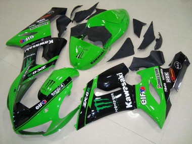 Billige Grünes Monster ZX6R 2005-2006 Motorrad Verkleidungen