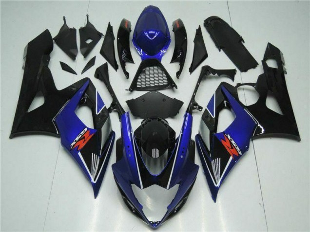 Billige Blau Schwarz GSXR 1000 K5 2005-2006 Motorrad Verkleidungen Billige Blau Schwarz GSXR 1000 K5 2005-2006 Motorrad Verkleidungen